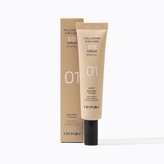 Cobertura completa 3 em 1Max BB Cream 01 Light